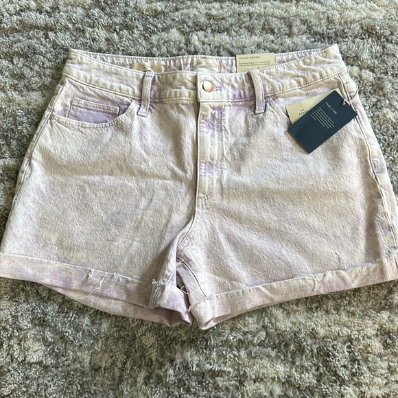 NWT UNIVERSAL THREAD Vintage Midi Stretch Jean Shorts - Picture 1 of 10
